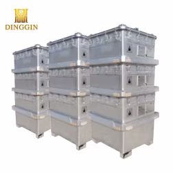 Réservoir IBC de stockage de produits chimiques solides plié