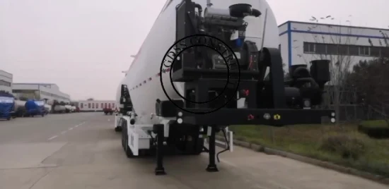 Réservoir de stockage de silo de poudre en vrac sec de 40 Cbm en vrac de camion-citerne de ciment à vendre