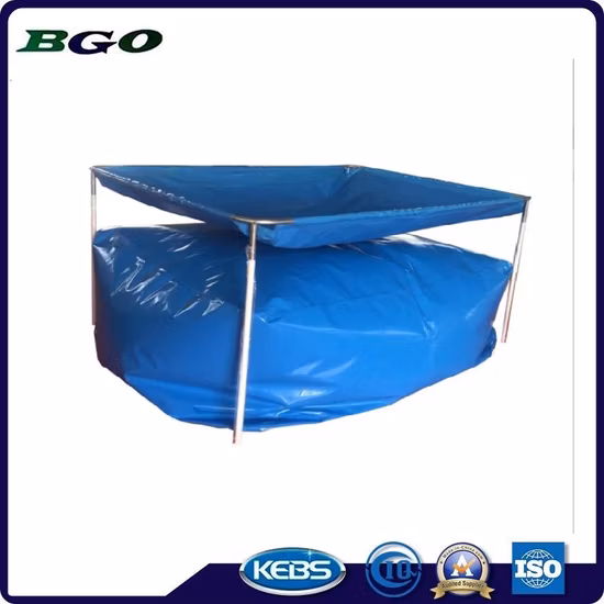 l'eau de pluie de cadre en acier de vessie d'eau pliable de PVC 2500L recueillent le réservoir de stockage