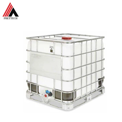 Réservoir IBC de stockage d'aliments liquides chimiques en plastique HDPE 1000L